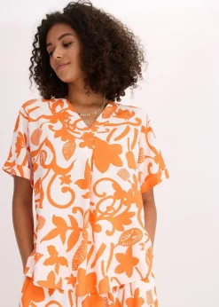 bonprix Blouse imprimée en viscose fluide|Femme Chemisiers