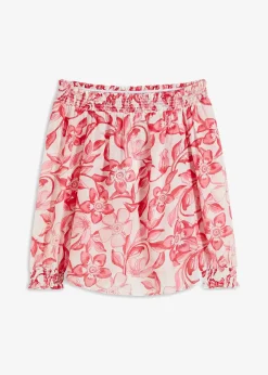 Femme bonprix Chemisiers|Blouse imprimée encolure bardot