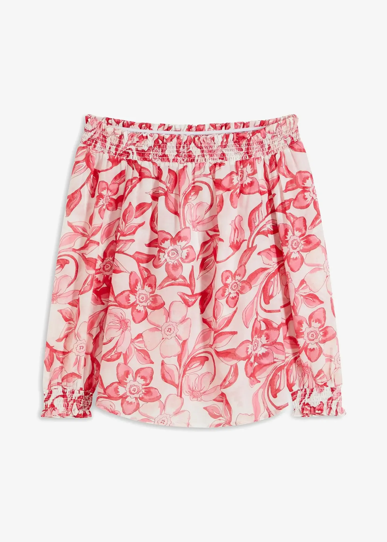 Femme bonprix Chemisiers|Blouse imprimée encolure bardot