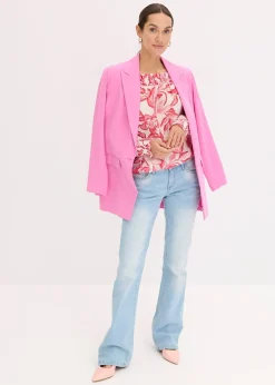 Femme bonprix Chemisiers|Blouse imprimée encolure bardot