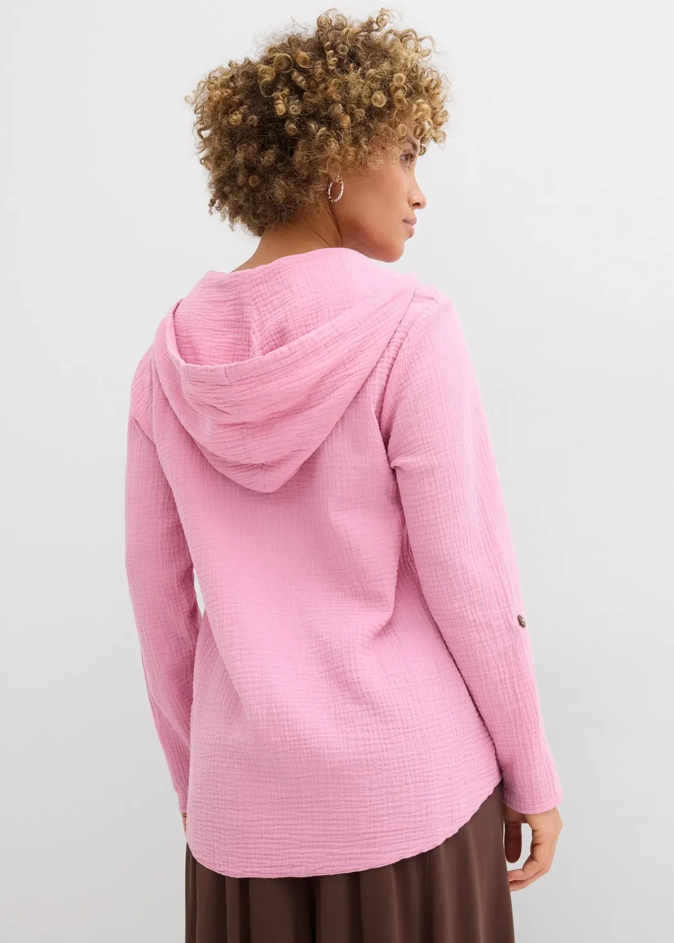 bonprix Blouse légère en gaze de coton|Femme Chemisiers