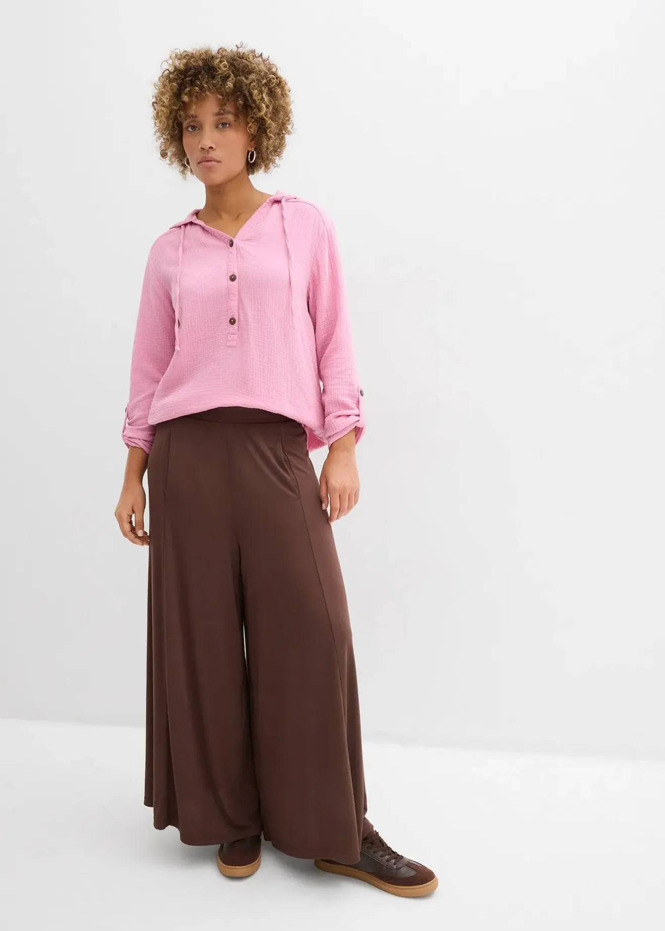 bonprix Blouse légère en gaze de coton|Femme Chemisiers