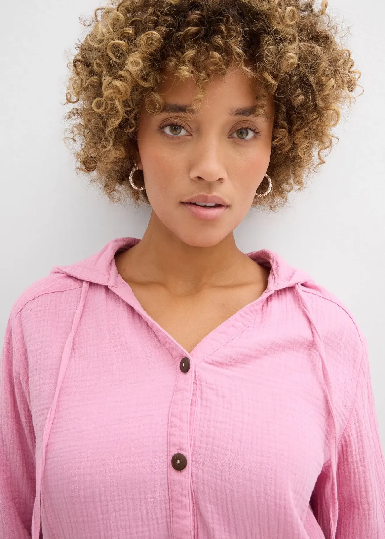 bonprix Blouse légère en gaze de coton|Femme Chemisiers