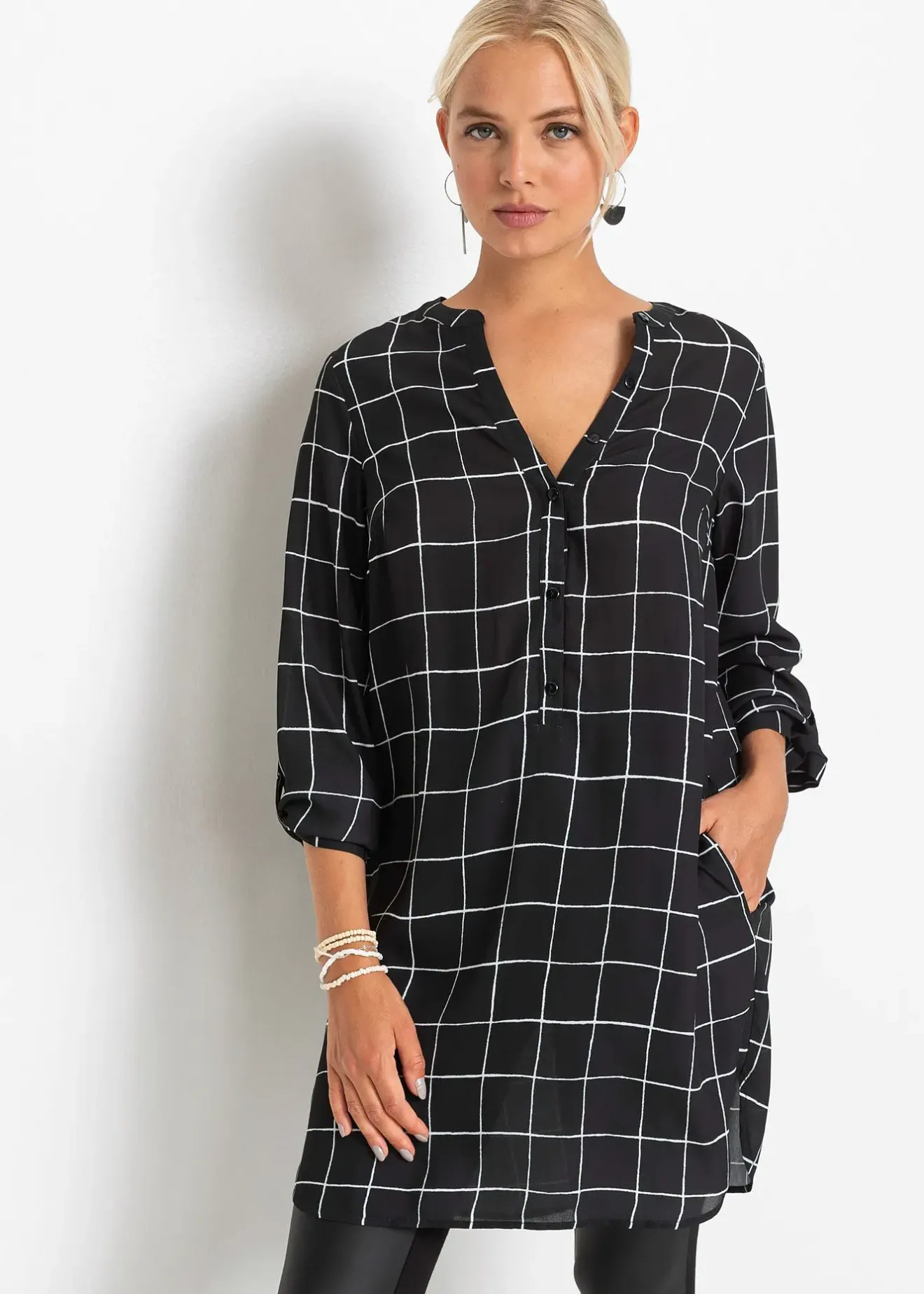 bonprix Blouse longue|Femme Chemisiers