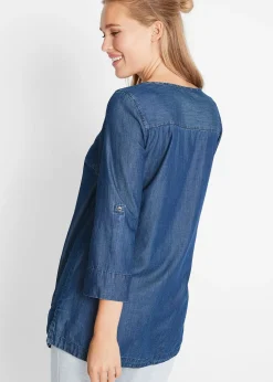 bonprix Blouse manches coudes|Femme Chemisiers