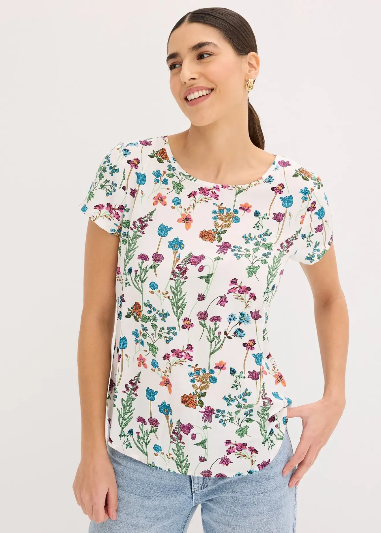 Femme bonprix Chemisiers|Blouse manches courtes
