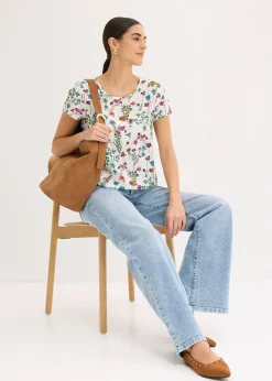 Femme bonprix Chemisiers|Blouse manches courtes