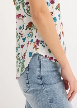 Femme bonprix Chemisiers|Blouse manches courtes