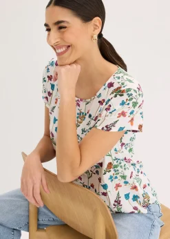 Femme bonprix Chemisiers|Blouse manches courtes