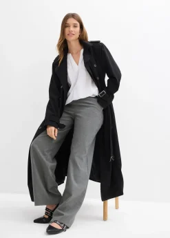 Femme bonprix Chemisiers|Blouse manches courtes, effet froissé