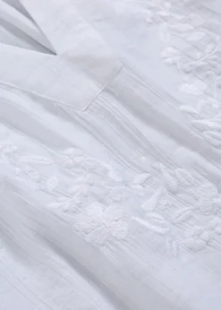 Femme bonprix Chemisiers|Blouse manches courtes, effet froissé