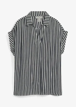 Femme bonprix Chemisiers|Blouse manches courtes en viscose fluide