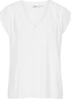 Femme bonprix Chemisiers|Blouse manches courtes en viscose fluide