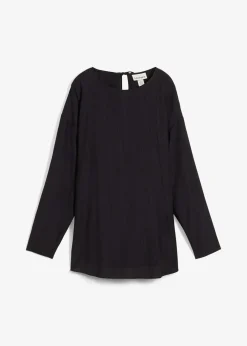 Femme bonprix Deux Pièces & Ensembles|Chemisiers|Blouse oversize en crépon de viscose mélangée