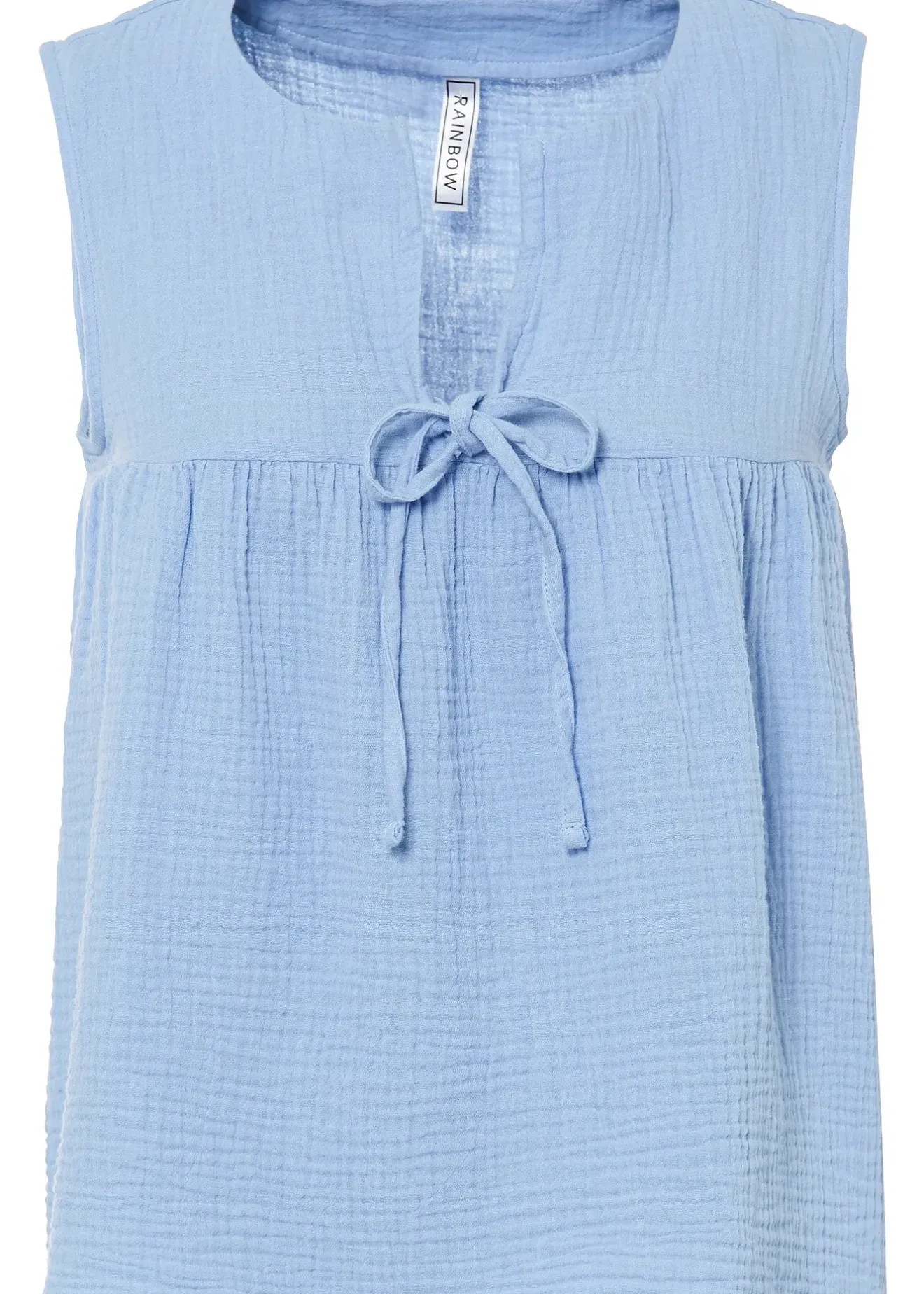 bonprix Blouse sans manches en gaze de coton|Femme Chemisiers|T-Shirts & Tops