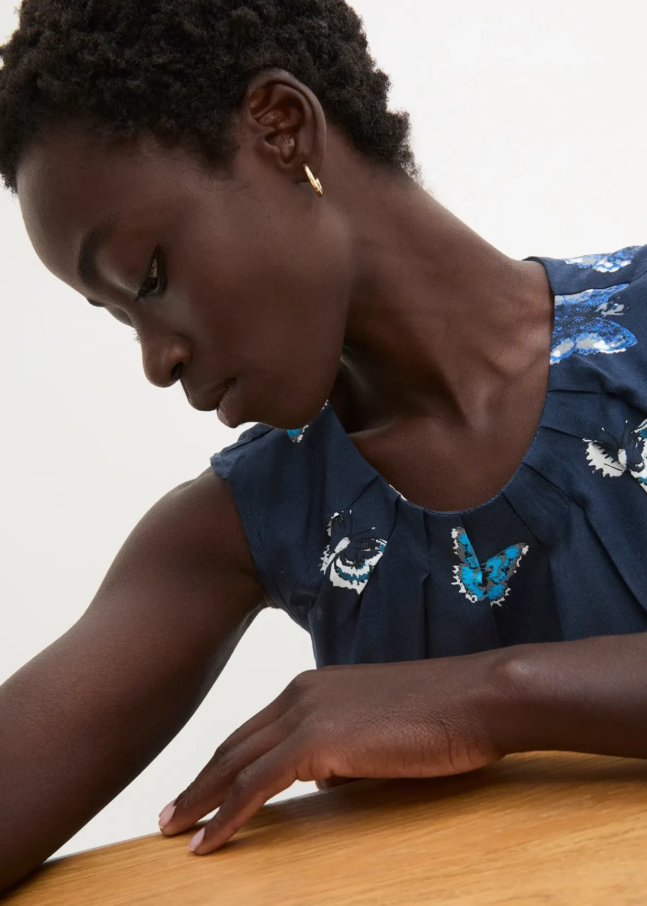 bonprix Blouse sans manches en viscose fluide|Femme Chemisiers|T-Shirts & Tops