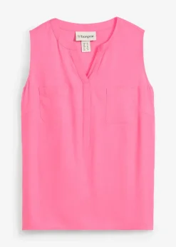 Femme bonprix Chemisiers|T-Shirts & Tops|Blouse sans manches en viscose fluide