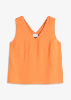 Femme bonprix Chemisiers|T-Shirts & Tops|Blouse sans manches en viscose mélangée