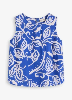 bonprix Blouse sans manches imprimée|Femme Chemisiers|T-Shirts & Tops