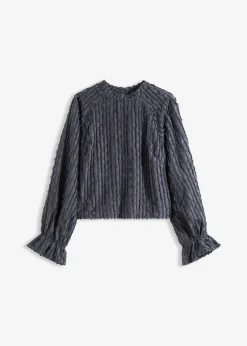 bonprix Blouse texturée|Femme Chemisiers