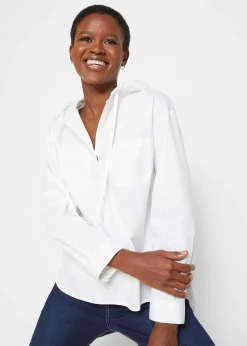 Femme bonprix Chemisiers|Blouse-tunique 100% coton