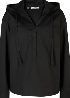 bonprix Blouse-tunique 100% coton|Femme Chemisiers