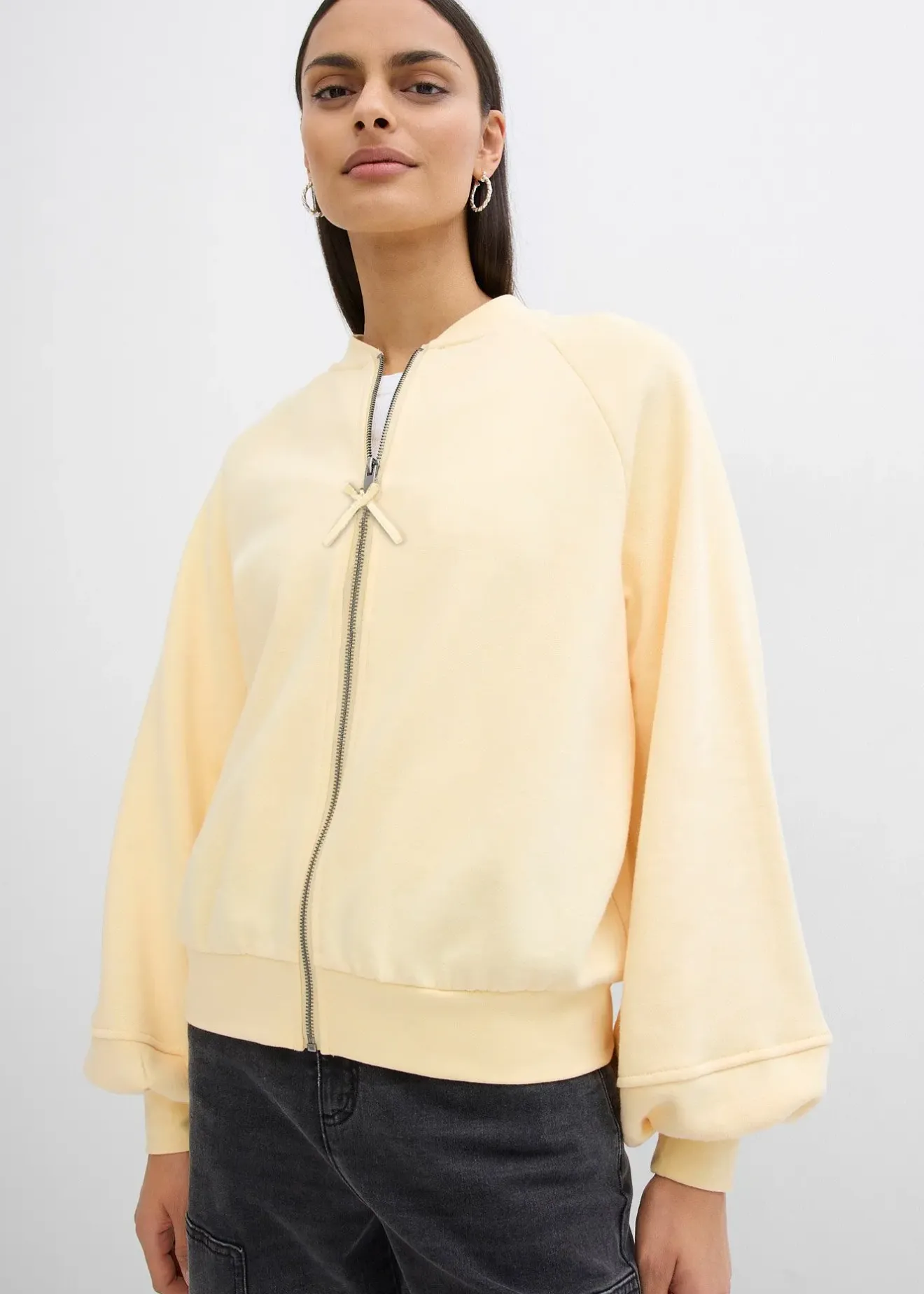 bonprix Blouson à manches ballon|Femme Vestes & Manteaux