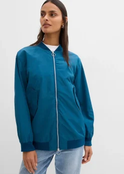 Femme bonprix Vestes & Manteaux|Blouson aviateur large à doublure léopard