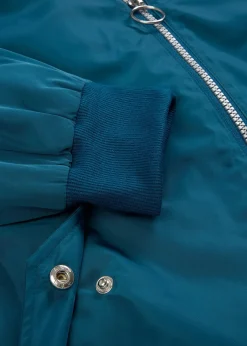 Femme bonprix Vestes & Manteaux|Blouson aviateur large à doublure léopard