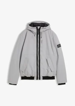 bonprix Blouson d’hiver à capuche et détails sportifs|Homme Vestes