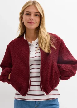 Femme bonprix Vestes & Manteaux|Blouson doux en maille bouclette