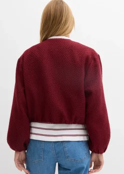 Femme bonprix Vestes & Manteaux|Blouson doux en maille bouclette