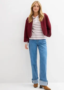 Femme bonprix Vestes & Manteaux|Blouson doux en maille bouclette