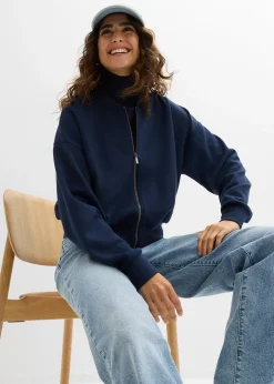 bonprix Blouson doux en sweat|Femme Vestes & Manteaux