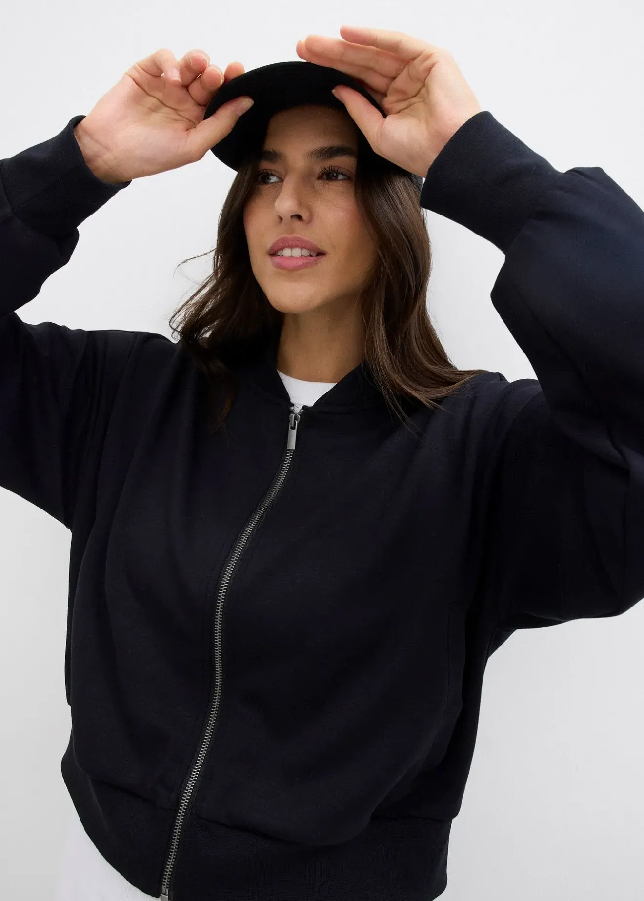 bonprix Blouson doux en sweat|Femme Vestes & Manteaux