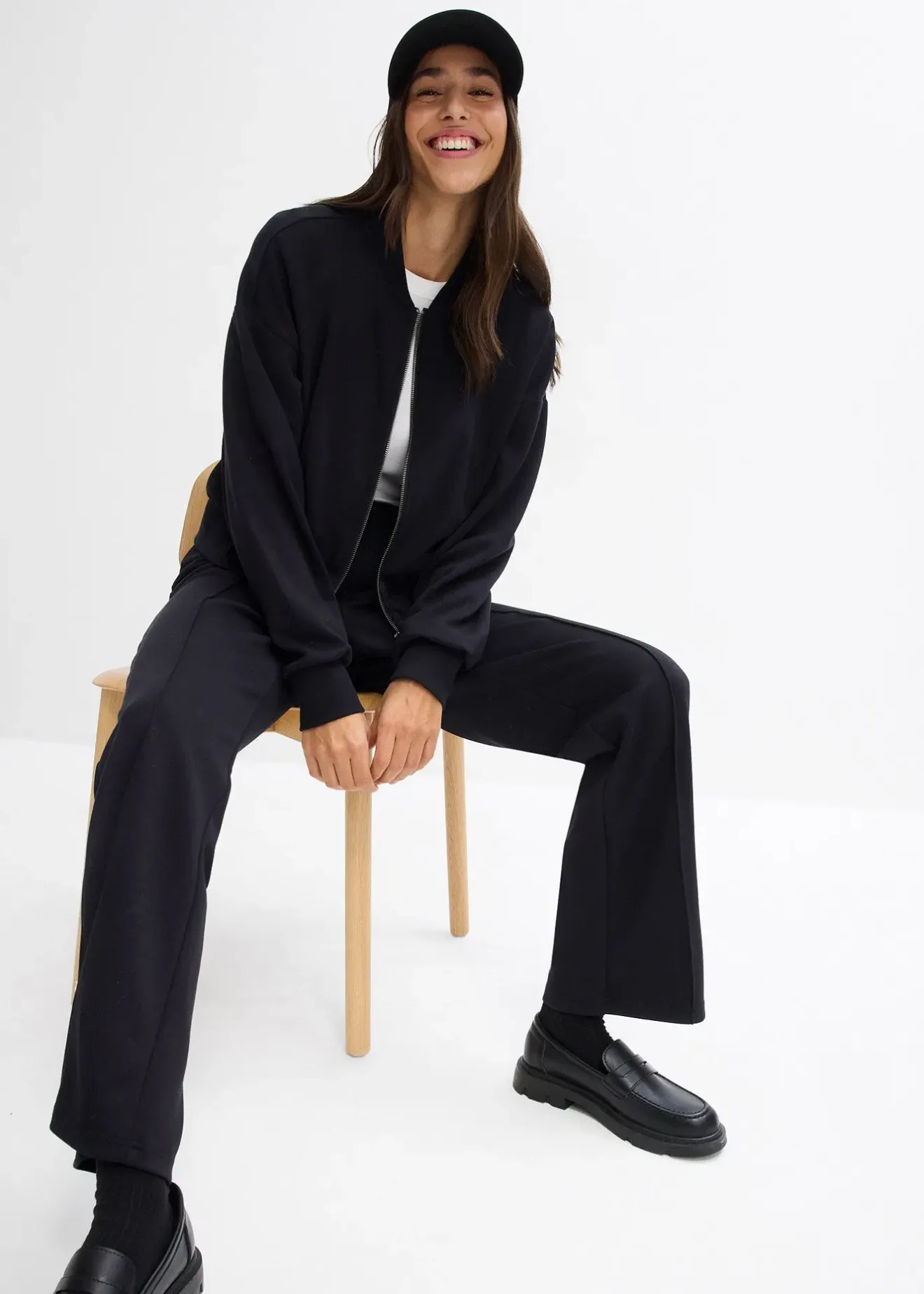 bonprix Blouson doux en sweat|Femme Vestes & Manteaux