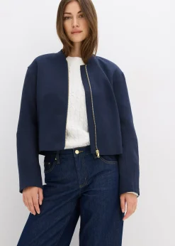 Femme bonprix Vestes & Manteaux|Blouson doux en viscose mélangée