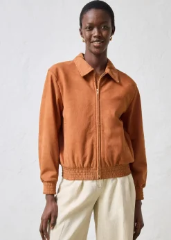 Femme bonprix Premium|Vestes & Manteaux|Blouson en cuir velours