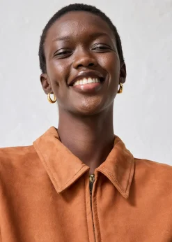 Femme bonprix Premium|Vestes & Manteaux|Blouson en cuir velours