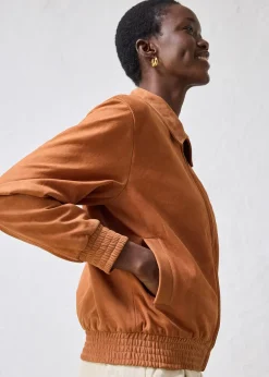 Femme bonprix Premium|Vestes & Manteaux|Blouson en cuir velours