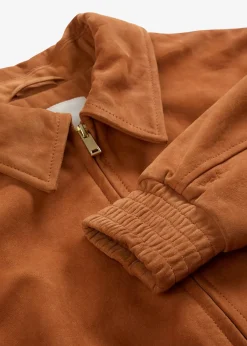 Femme bonprix Premium|Vestes & Manteaux|Blouson en cuir velours