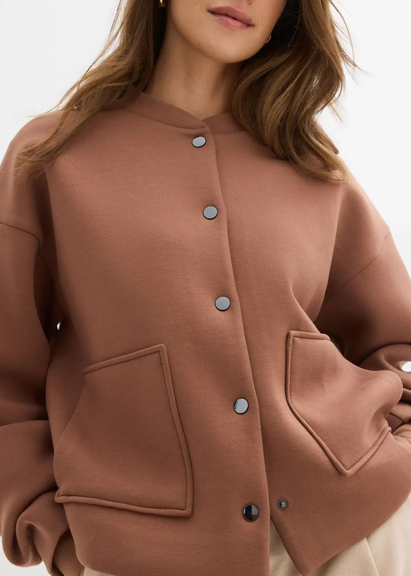 Femme bonprix Vestes & Manteaux|Blouson en néoprène confortable