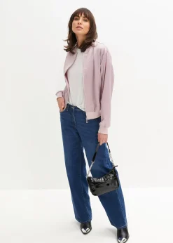 bonprix Blouson en satin|Femme Vestes & Manteaux