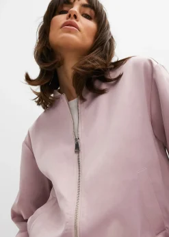 bonprix Blouson en satin|Femme Vestes & Manteaux