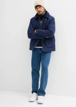 Homme bonprix Vestes|Blouson rembourré pour l’hiver avec col en velours côtelé