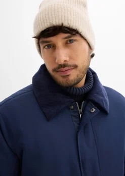 Homme bonprix Vestes|Blouson rembourré pour l’hiver avec col en velours côtelé