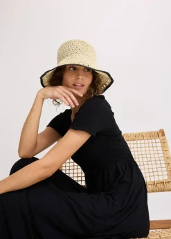 bonprix Bob en paille de fibre de papier|Femme Bonnets, Chapeaux & Co.