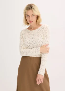 Femme bonprix T-Shirts & Tops|Body en dentelle douce