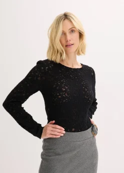 bonprix Body en dentelle douce|Femme T-Shirts & Tops