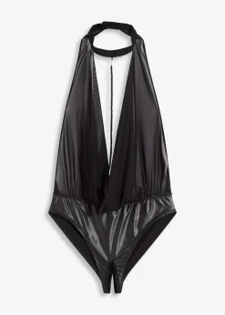 Femme bonprix Lingerie Érotique|Body ouvert, effet wet look